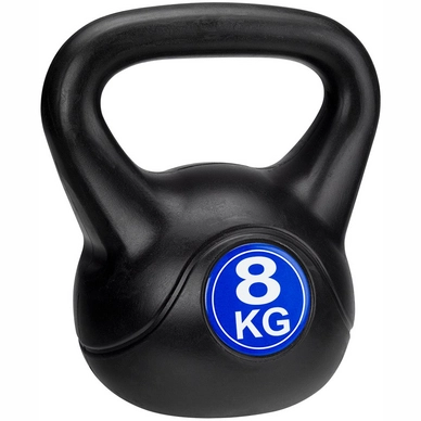 Kettlebel Avento 8 Kg Zwart Kobalt