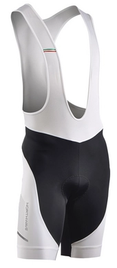 Fietsbroek Northwave Men Active Bibshort Pad K110 Black White