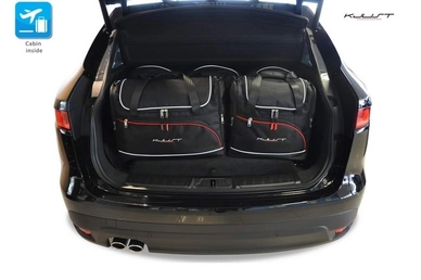 Tassenset Kjust Jaguar F-Pace 2015+  (5-delig) Variant III