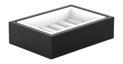 Zeephouder Decor Walther Brownie STS Zwart Porselein Wit