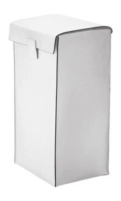 Wasmand Decor Walther Nappa WB Met deksel en binneninzet Wit