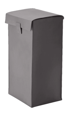 Wasmand Decor Walther Nappa WB Met deksel en binneninzet Grijs