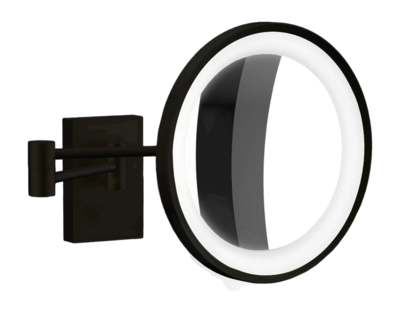 Make-up Spiegel Decor Walther BS 40 LED Matt Schwarz (3x Vergrößerung)