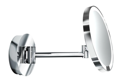 Make-up Spiegel Decor Walther Just Look Plus WR LED Wandmodell Chrome (5 x Vergrößerung)