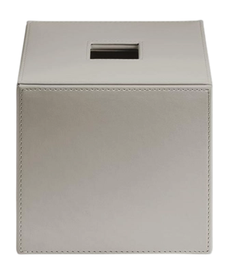 Porta fazzoletti Decor Walther Brownie, Quadrato, Similpelle, Tortora
