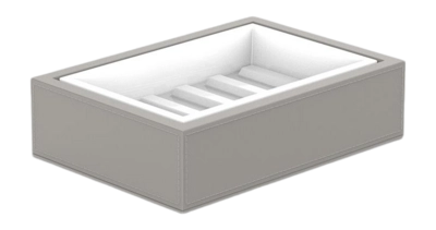 Zeephouder Decor Walther Brownie STS Taupe Porselein Wit