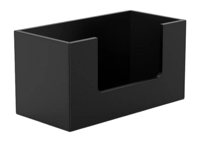 Tissuebox Decor Walther Brownie PTB Zwart