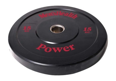 Halterschijven Men's Health 15 KG Zwart