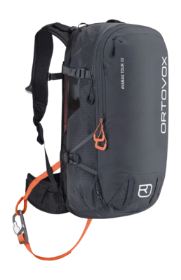 Sac à Dos de Ski Ortovox Homme Avabag Litric Tour 30 Black Steel