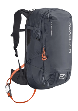 Sac à Dos de Ski Ortovox Femme Avabag Tour 36 S Black Steel