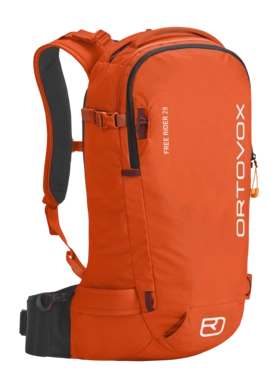 Ski backpack Ortovox Free Rider 28 Hot Orange '24