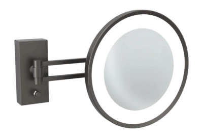 Make-up Spiegel Decor Walther BS 36 LED Mat Donker Metaal (7x magnification)