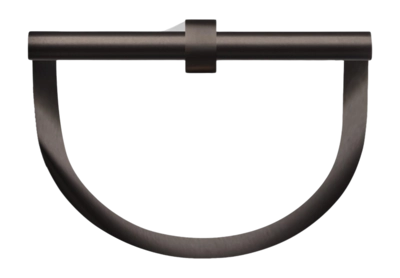 Handdoekring Decor Walther Century HTR Mat Donker Metaal