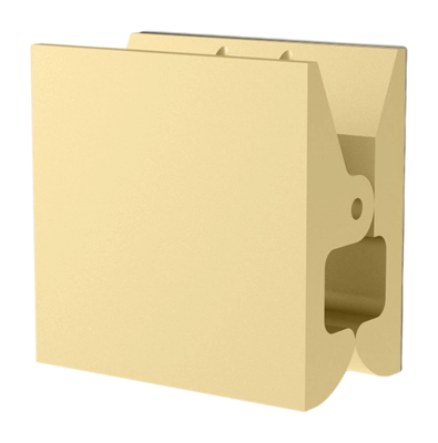 Handtuchhaken Decor Walther PINCH Vierkant Medium Matt Gold