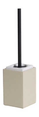 Brosse WC Decor Walther Brownie SBG Sand Avec Porcelaine White Et Brosse Matte Black