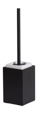 Toilet Brush Decor Walther Brownie SBG Black With Porcelain White And Brush Matte Black