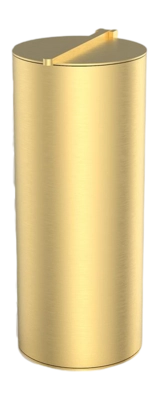 Poubelle Decor Walther Mikado BIN 4 Modèle Mural Mat Gold PVD