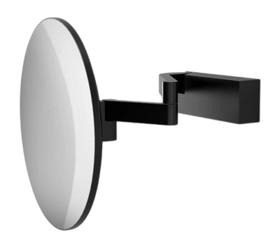 Make-up Spiegel Decor Walther VISION R Unbeleuchtet 5X Wandmodell Matt Schwarz (5x Vergrößerung)