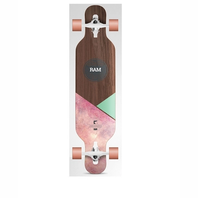 Longboard Ram Kihei Beach Glass 39 Wood