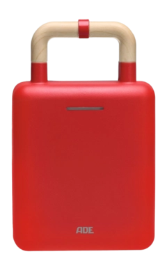 Tosti- en wafelijzer ADE 2-in-1 Rood 23