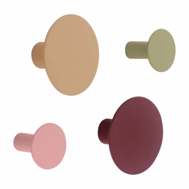 Wandhaken Remember Fuchsia (Set van 4)