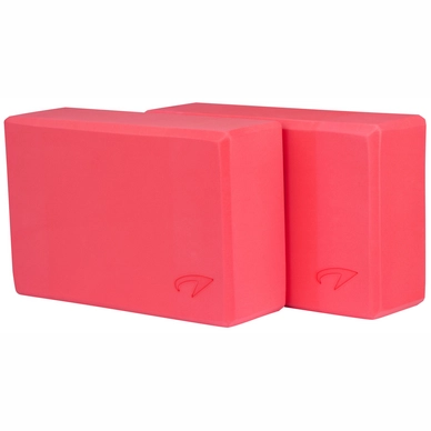 Yoga Blok Avento Foam Roze (2-Delig)