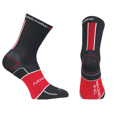 Fietssok Northwave Ultralight Socks Black Red