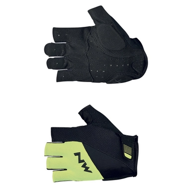 Fietshandschoen Northwave Flash 2 Short Gloves Yellow Fluo Black