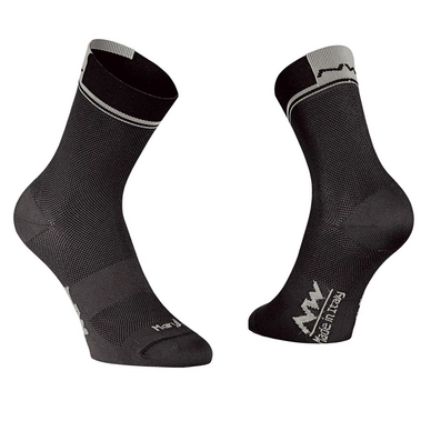 Fietssok Northwave Logo 2 High Socks Black Grey