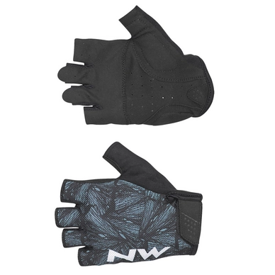 Fietshandschoen Northwave Women Flag 3 Woman Short Gloves Black