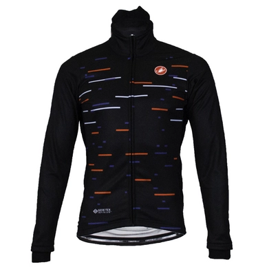 Fahrradshirt Castelli Servizio Corse Winter Jacket Black Zip Herren
