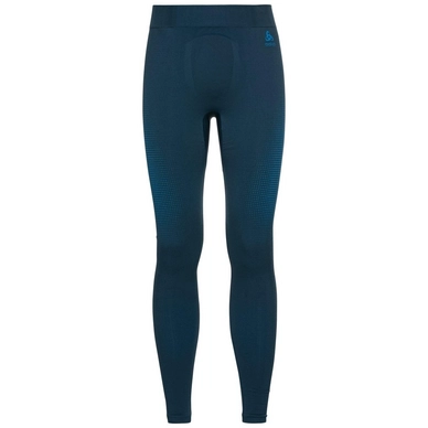 Base Layers Odlo Men BL Long Performance Warm Eco Blue Wing Teal Indigo Bunting