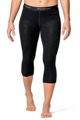 Ondergoed Woolpower 3/4 Long Johns Women's Lite Black