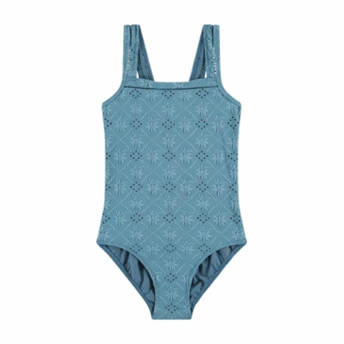 X Badpak Beachlife Girls Blue Embroide