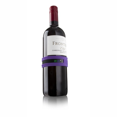 Wein Thermometer Vacu Vin Lila