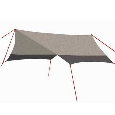 Windscherm Bo-Camp Leevz Almond 6-Hoekig