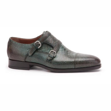 Anzugschuh Greve Barbera Gesp Green Pitone
