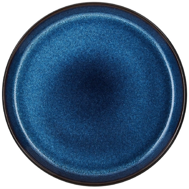 Dinner Plate Bitz Black Dark Blue 21 cm (6 pc)