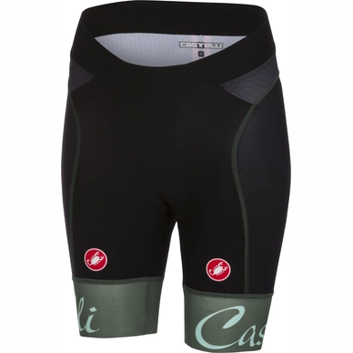 Fietsbroek Castelli Women Free Aero Short Black Forest Gray