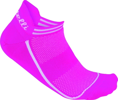 Fietssok Castelli Men Invisibile Pink Fluo