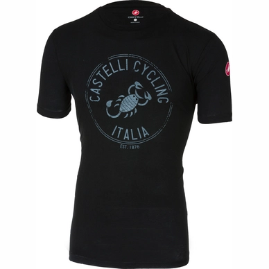 T-Shirt Castelli Armando Vintage Black Herren