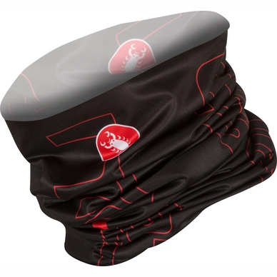 Nekwarmer Castelli LW Head Thingy Black Red