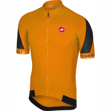 Fietsshirt Castelli Men Volata 2 FZ Orange Black