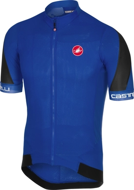 Fietsshirt Castelli Men Volata 2 FZ Surf Blue Dark Inf Blue
