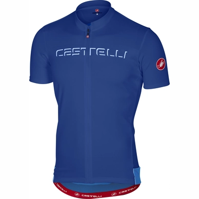 Fietsshirt Castelli Men Prologo V Surf Blue