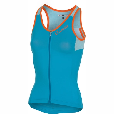 Top Castelli Men Solare Sky Blue Glacier Lake