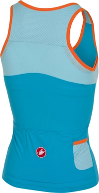 Top Castelli Men Solare Sky Blue Glacier Lake