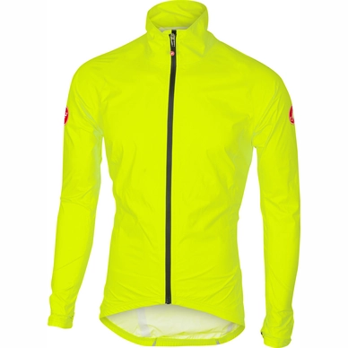 Fietsjack Castelli Men Emergency Rain Jckt Yellow Fluo