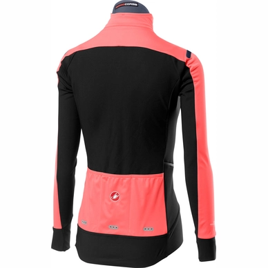 Fietsjack Castelli Women Alpha Ros Light Jacket Brilliant Pink Black
