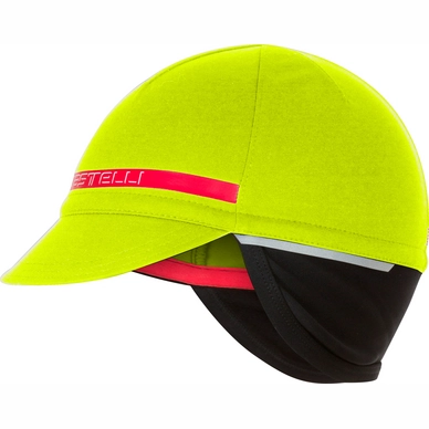 Helmmütze Castelli Difesa 2 Cap Yellow Fluo